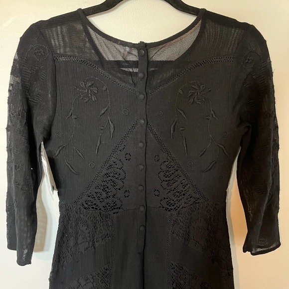 Free People Say You Love Me Maxi Dress black women’s size 4 NWT - Picture 10 of 16